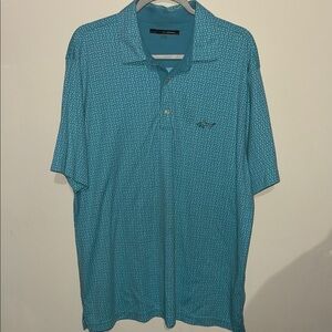 Greg Norman Collection Teal Polo Shirt
